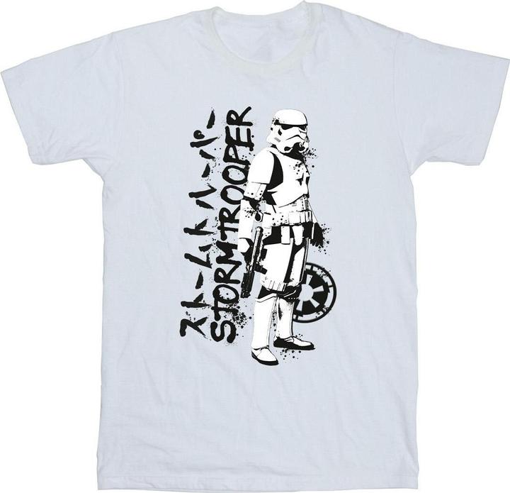Actual product image Star Wars Mens Japanese Stormtrooper T-Shirt (S)
