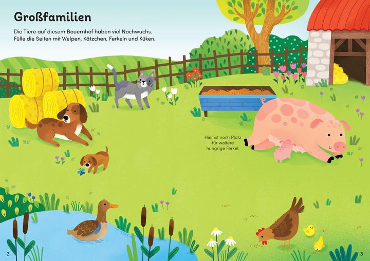 Actual product image Mein Immer-wieder-Stickerbuch: Tierkind