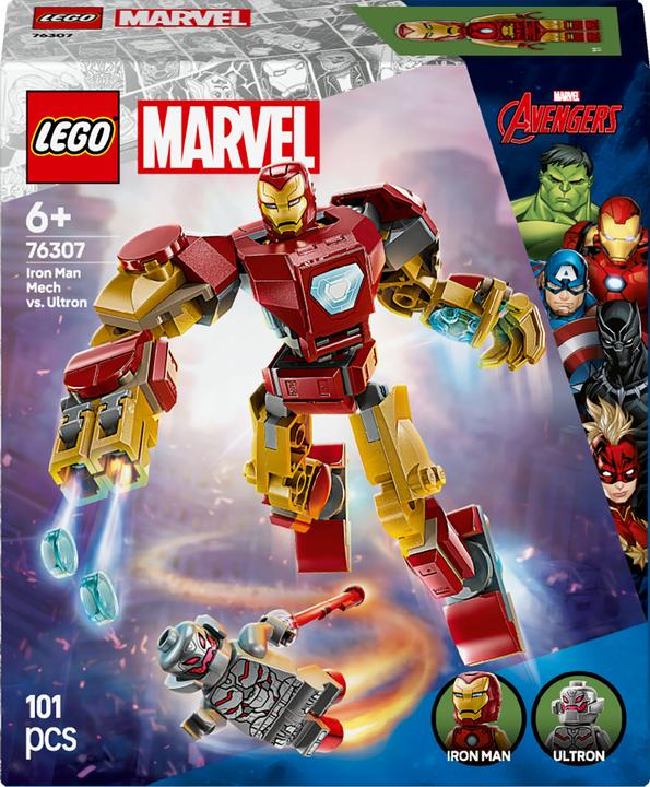 Immagine prodotto LEGO Iron Man Mech vs. Ultron (76307, LEGO Marvel)