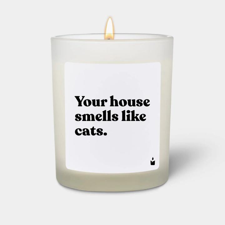 Chatty Candles Duftkerze Flowery Your house smells like cats.