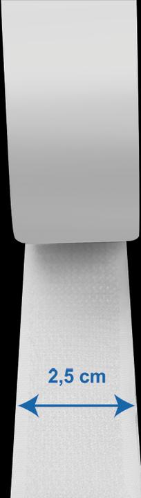 Actual product image LogiLink Self-adhesive Velcro tape set, white, 25 mm wide, roll, 5 m (25 mm)