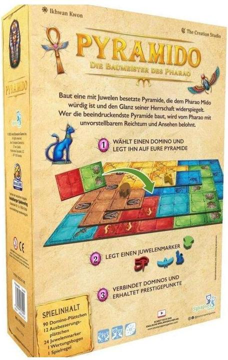 Image du produit Synapses Games Pyramido, jeu de société, pour 2-4 joueurs, à partir de 8 ans (DE edition) (Allemand)
