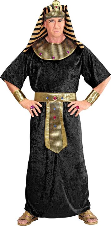 Actual product image Widmann Antikes Pharao Kostüm Tutanchamun mit Tunika, Kragen & Gürtel, Armbänder, Kopfbedeckung (XL)