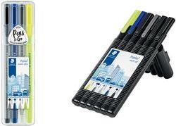 Produktbild Staedtler Schreibset triplus black mobile office Inhalt: 1x Fineliner triplus schwarz & blau (334-3, 334-9) (Bunt, 1 x)