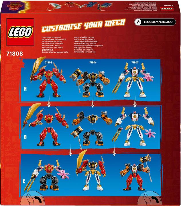 Actual product image LEGO 71808 Kais Fire Mech (71808, LEGO Ninjago)