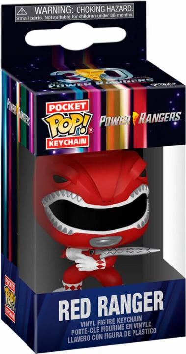 Immagine prodotto Funko Power Rangers 30th présentoir porte-clés Pocket POP! Vinyl Red Ranger 4 cm (12)