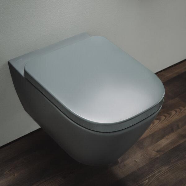 Actual product image Laufen Meda WC seat, with lid, removable, with soft-close mechanism, 365x447x54mm