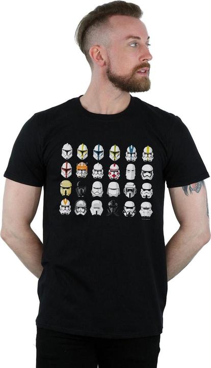 Image du produit Star Wars - T-shirt TROOPER HELMETS - Homme (5XL)