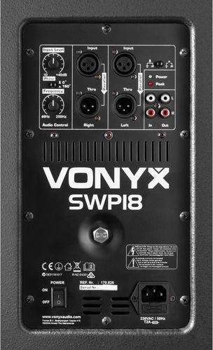 Immagine prodotto Vonyx Altoparlante SWP18 (Subwoofer attivo, 1x 600 W)