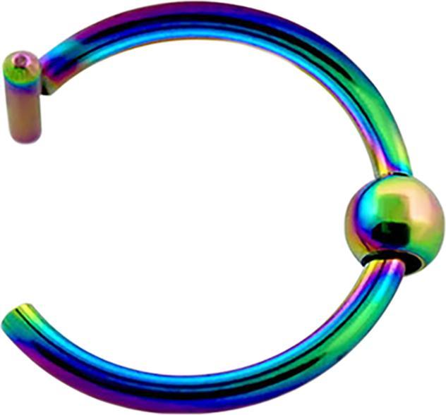 Produktbild Star Piercing Fake Nasenring farbig (1.0 mm)