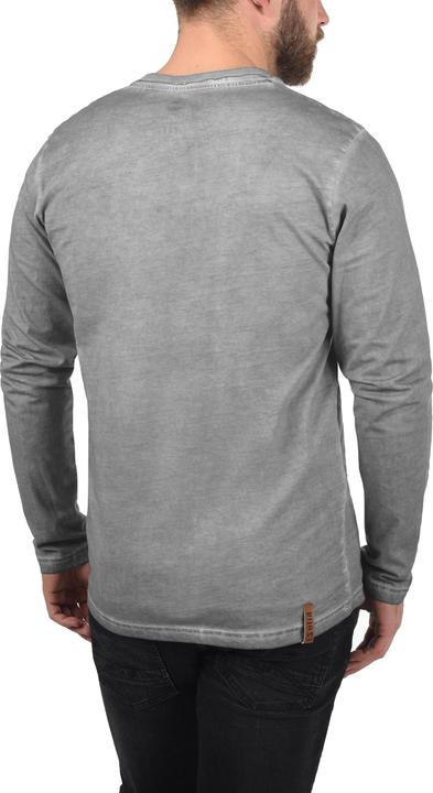 Actual product image Solid Tinox Men's Longsleeve With V-Neck Made Of 100% Cotton (L)