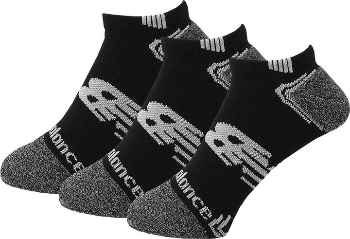 New Balance NB No Show Run Sock 3 Pair