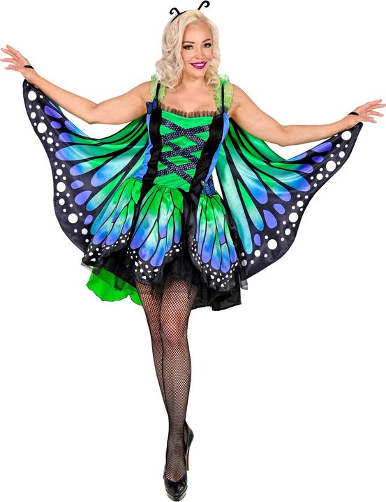 Produktbild Widmann SCHMETTERLING (Kleid mit Tutu, Flügel, Antennen), XS (XS)
