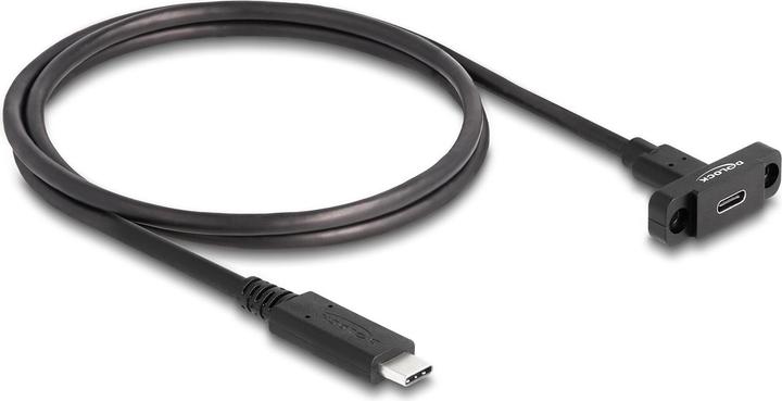 Produktbild Delock SuperSpeed USB 10 Gbps 1m zum Einbau schwar (1 m, USB 3.2 Gen 2)