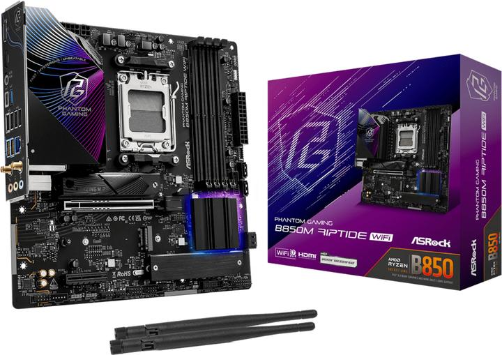 AsRock B850M Riptide WiFi (AM5, AMD B850, mATX)
