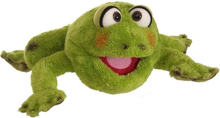 Produktbild Living Puppets Handpuppe Rolf der Frosch (35cm)