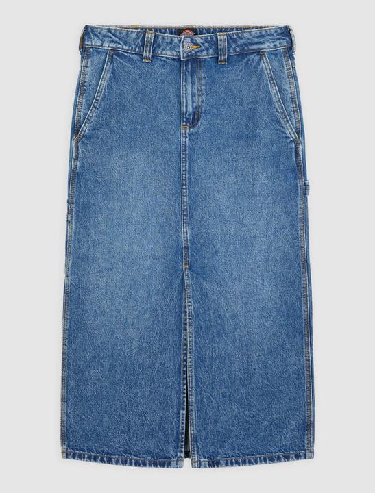 Image du produit Dickies Long Denim Carpenter Skirt W Rinsed Fade (S)