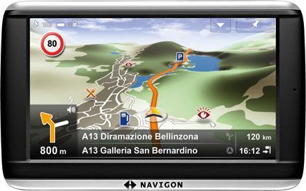 Actual product image Navigon 42 Premium, Bluetooth, TMC, European maps