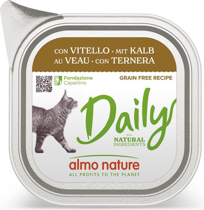 Image du produit Almo Nature Menu quotidien pour adultes avec veau (Adulte, 1 pcs, 100 g)