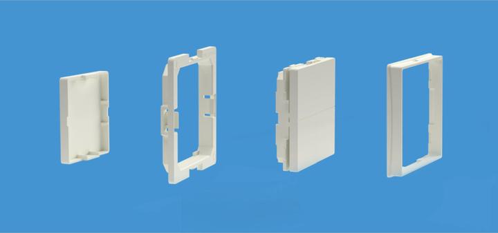 Actual product image Shelly BLU Wall Switch 4 - Stand-Alone