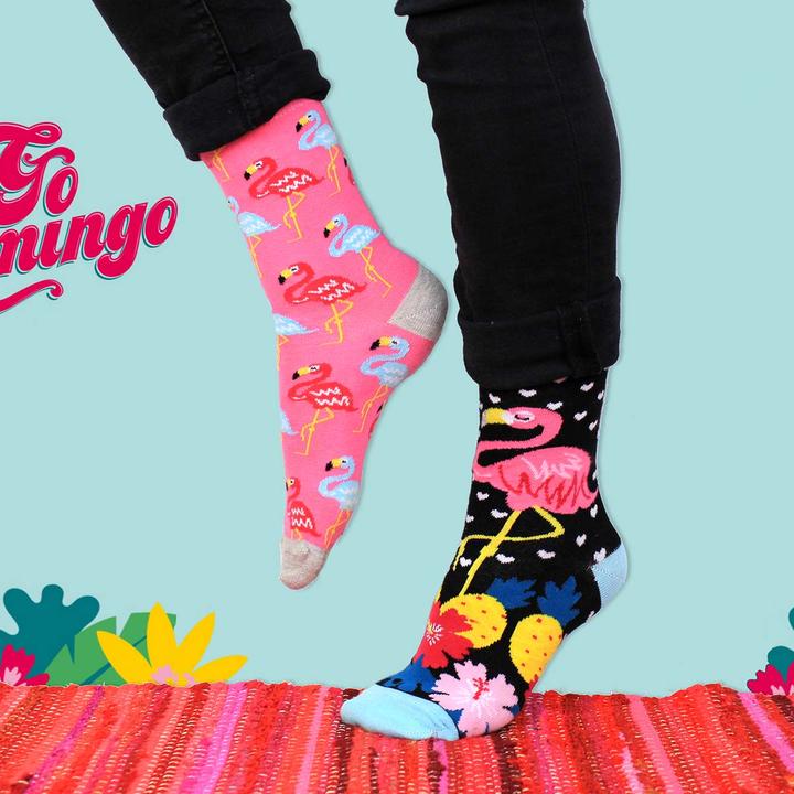 Image du produit United Oddsocks Allez Flamingo (Lot de 3, 37 - 42)