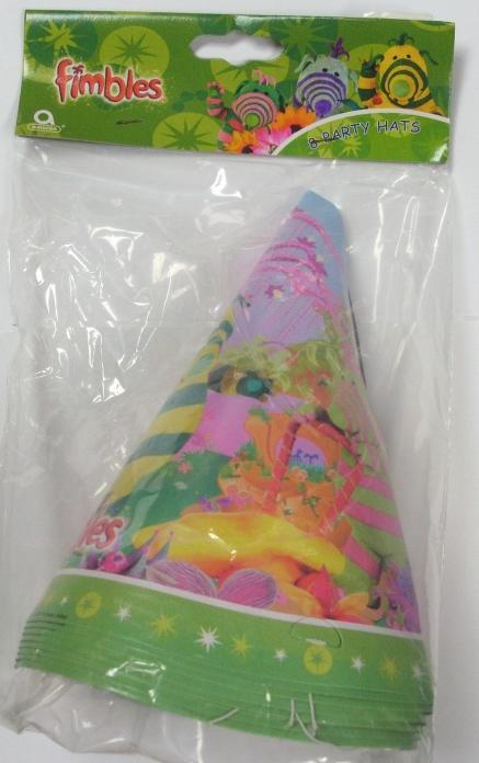 Produktbild Fimbles Kegel Party Hut (8er Pack)