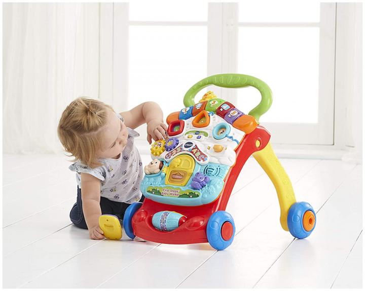 Produktbild VTech 505603 Baby Interactive with Activities My First Walk with Melodies and Phrases (English Versi