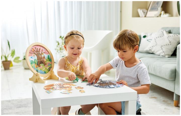 Actual product image Hape 4-Seasons Layer Puzzle (10 pieces)