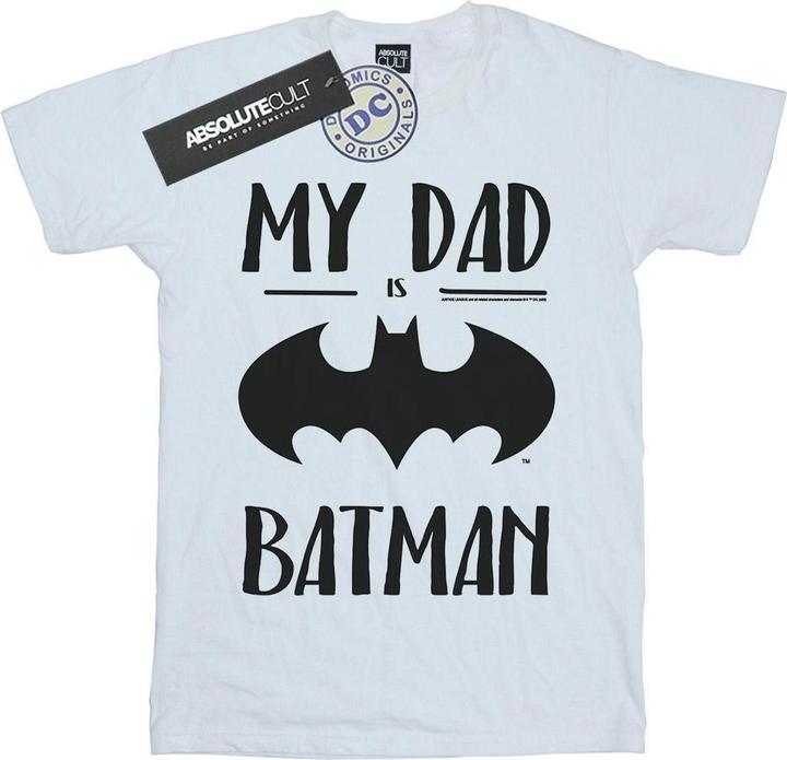 Immagine prodotto Batman My Dad Is Batman Maglietta Ragazze (152, 158)