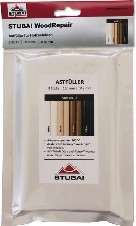 Actual product image Stubai WoodRepair Compact Bag, Mix 2, 8 sticks