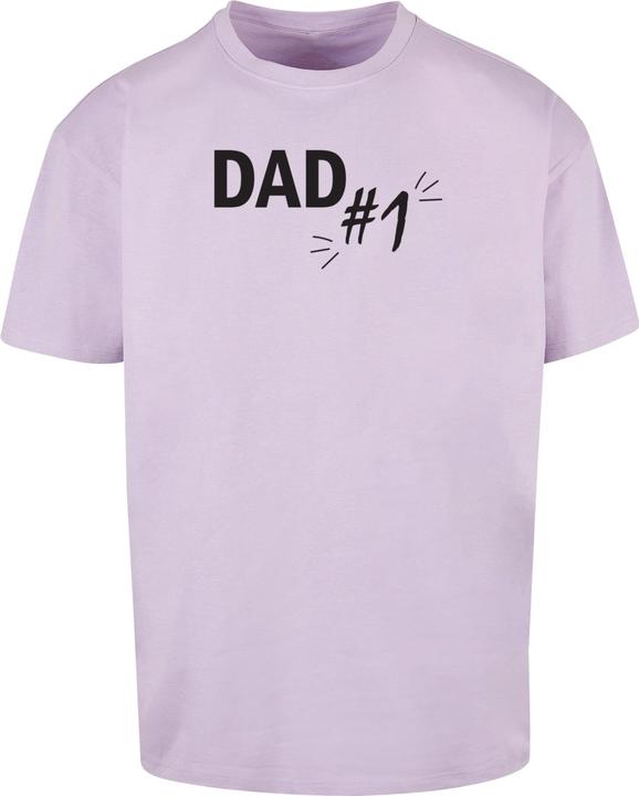 Image du produit Merchcode Fathers Day - Tee surdimensionné lourd de papa numéro 1 - 115173 (M)