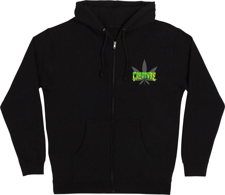 Actual product image Creature Burnoutz Patch Zip Hoodie (L)
