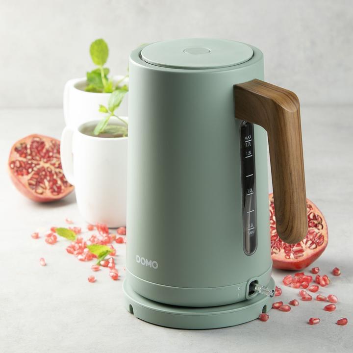 Actual product image Domo DO 9282 WK Wasserkocher 1,7L 2200W matt grün (1.70 l)