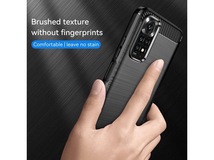 Image du produit Screenguard Xiaomi Redmi Note 11S Housse Carbon Brushed Soft TPU (Xiaomi Redmi Note 11S)