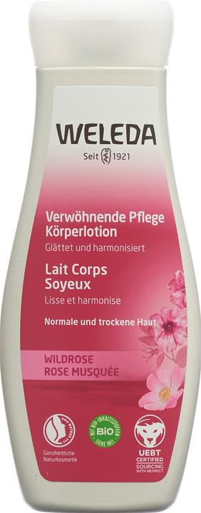 Image du produit Weleda lait corps rose musquée soyeux lot (Crème pour le corps, 200 ml)