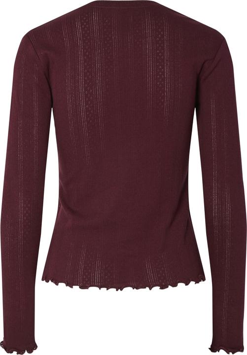 Produktbild Pieces Pcmarie Ls O-Neck Poin Top Jrs Noos Bc (XL)