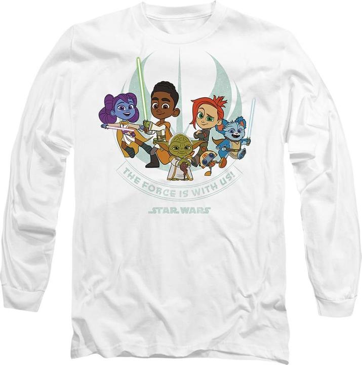 Star Wars Young Jedi Adventure The Force Is With Us TShirt (XL)