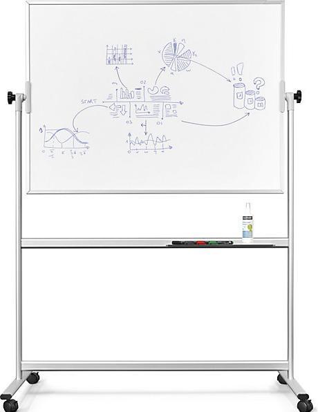 Image du produit Magnetoplan tableau blanc CC mobile, 120x90cm (90 x 120 cm)