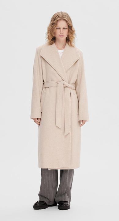 Image du produit Selected Femme Manteau de laine ceinturé (44)