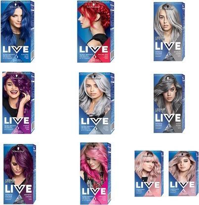 Actual product image Schwarzkopf Live Urban Metallic Hair Dye U71 Metallic Silver (U71 metallic silver)