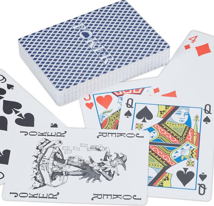 Image du produit Relaxdays 4x jeu de cartes