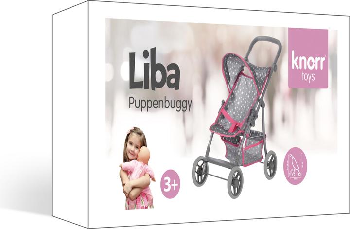 Actual product image Knorrtoys Puppenbuggy Liba - Star grey