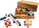 Immagine prodotto Philos Set di dadi a serpente in scatola di legno Pezzo (Tedesco, Francese, Italiano, Inglese)