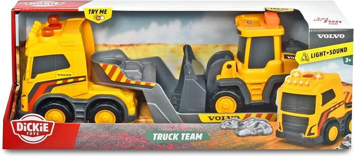 Immagine prodotto Dickie Squadra di camion Volvo con escavatore