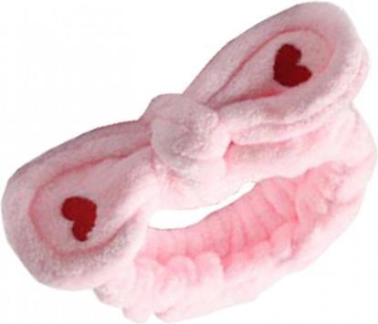 Produktbild Ecarla Cosmetic Headband With Hearts Pink