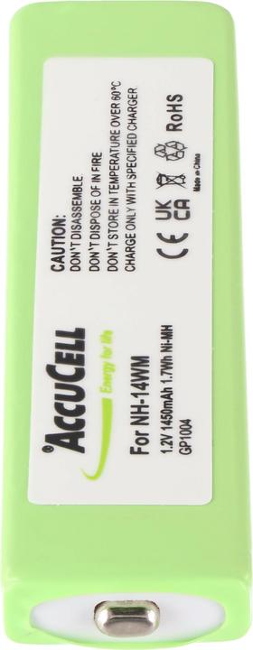 Produktbild AccuCell GP14M (1 Stk., Gerätespezifisch, 1450 mAh)