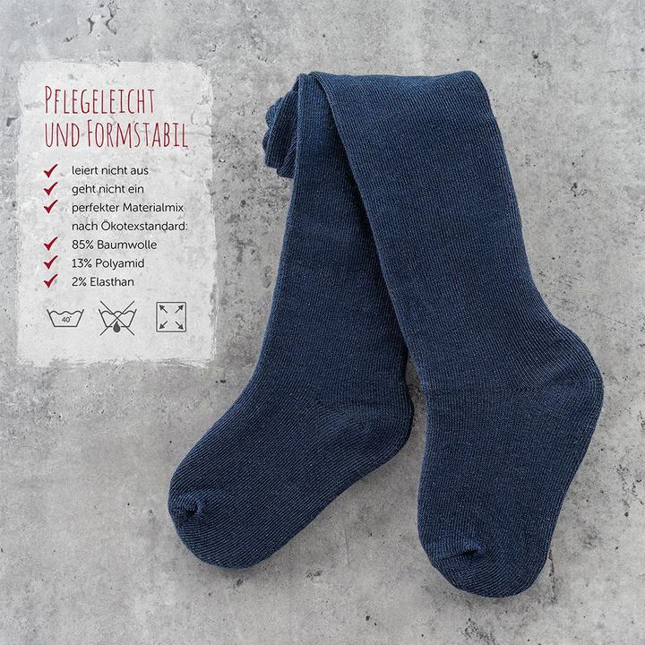 Image du produit La Loona LaLoona Bébé Collants Paquet de 2 - Marine - - (50/56)