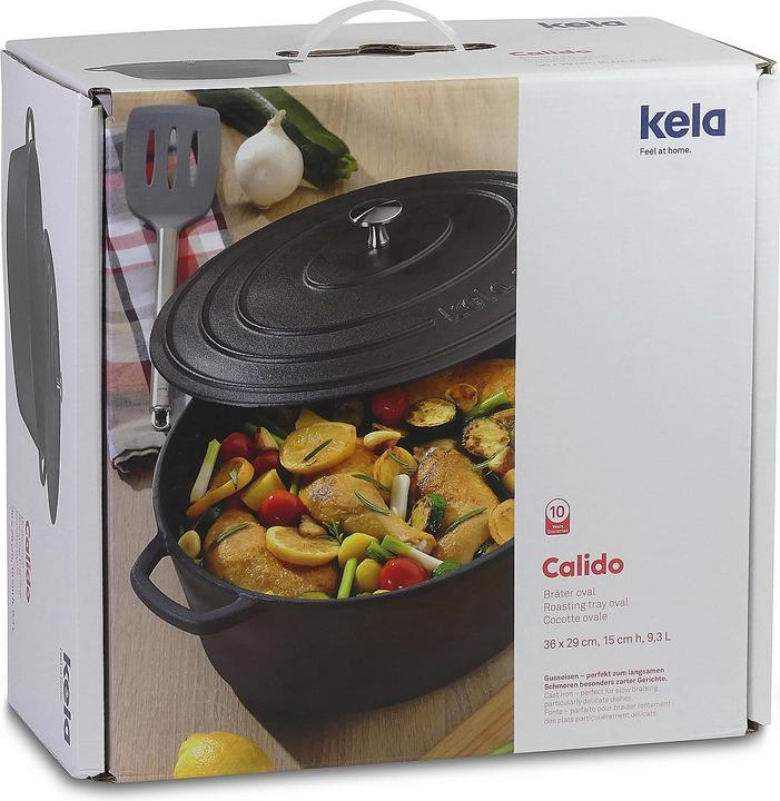 Actual product image Kela Roasting tray round Calido (28 cm, Casserole + Stewpot, Cast iron)