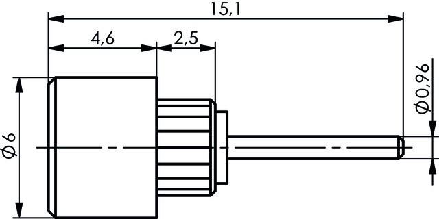 Produktbild Telegärtner MCX-Einpressbuchse mit Lötstift Z44, Nickel