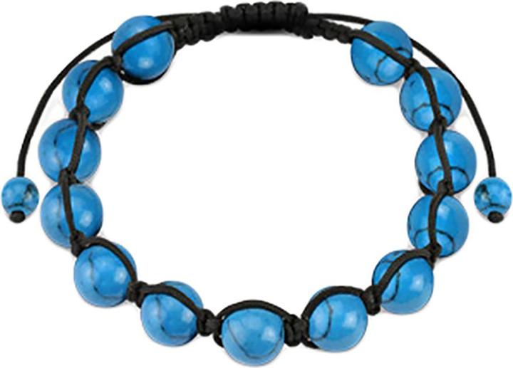 Image du produit Star Piercing Chaîne de boules en pierre turquoise (Minéral, sans laiton)